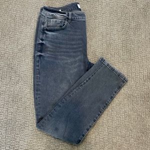 cabi High Skinny, vintage gray wash, destructed, Size 10, EUC